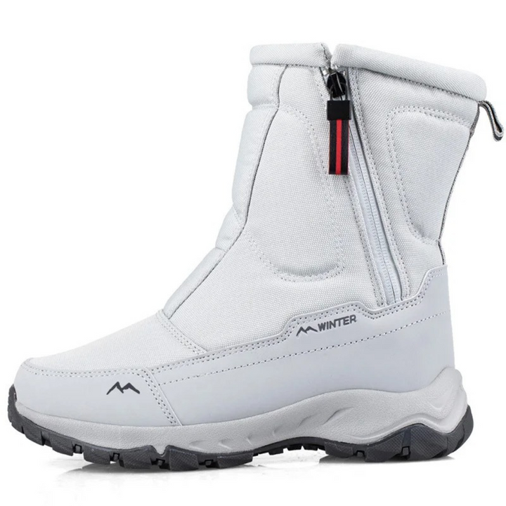 Wasserdichte Winterstiefel Damen gefüttert mit Reißverschluss