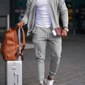 Herren Freizeit-Jogger-Trainingsanzug-Set