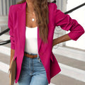 Damen Stilvoller Maßgeschneiderter Blazer für Freizeitlook