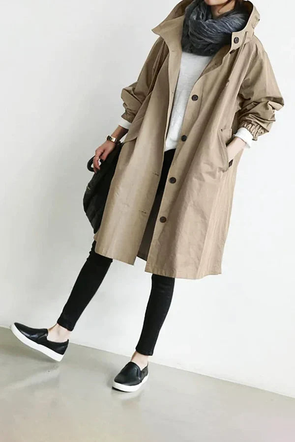 Stilvolle Dünne Regenjacke