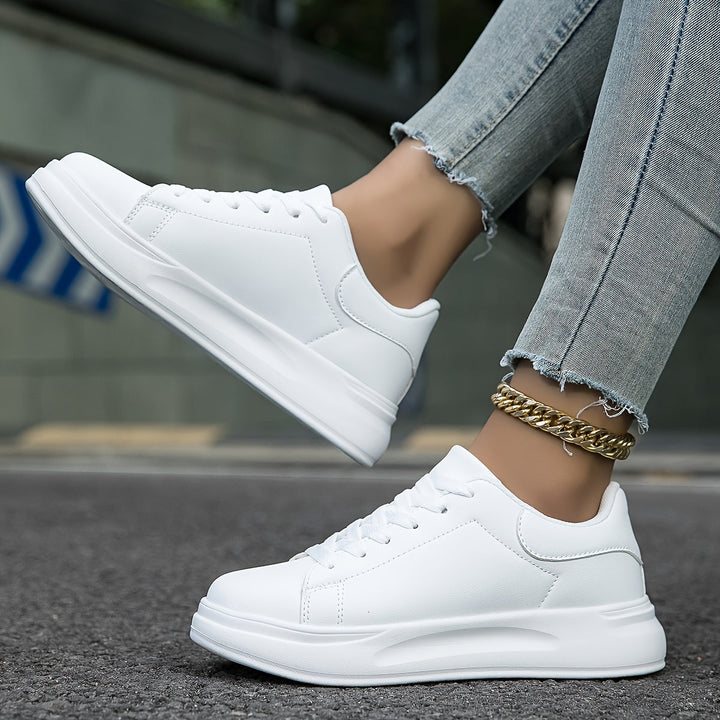 Damen Weiße Sneakers Casual