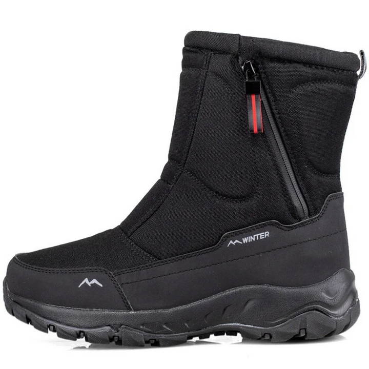 Wasserdichte Winterstiefel Damen gefüttert mit Reißverschluss