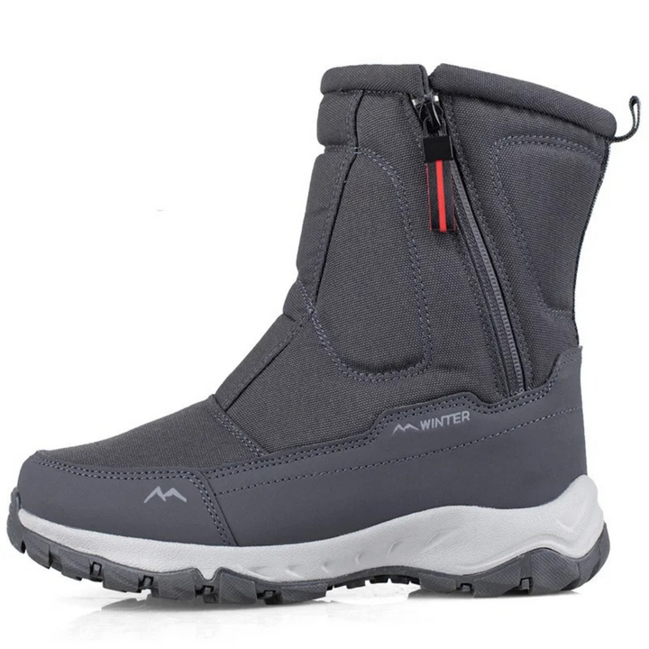 Wasserdichte Winterstiefel Damen gefüttert mit Reißverschluss