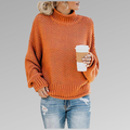 Damen Lockerer Strickpullover für den Winter