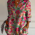 Blumenbluse