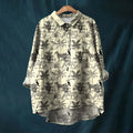 Bluse aus Baumwoll