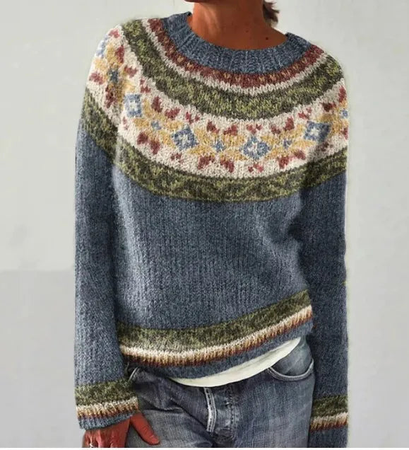 Damen Norwegerpullover mit Stilvollem Design & Gemütlicher Passform | EB