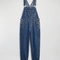 Denim Cross Back Latzhose Damen