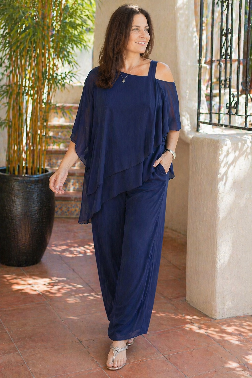 Luxus-Chiffon-Set für elegante Abende
