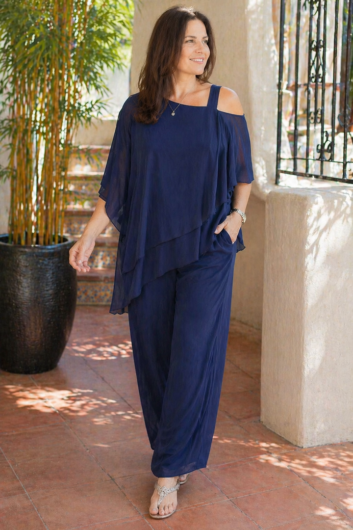 Luxus-Chiffon-Set für elegante Abende