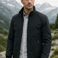Herren Leichte Reißverschlussjacke mit Stehkragen