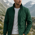 Herren Leichte Reißverschlussjacke mit Stehkragen