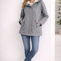 Lange Winterjacke Mit Kapuze & Futter