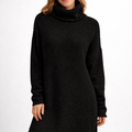 Langer Strickpullover