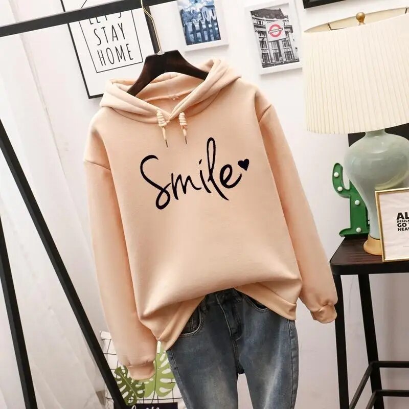 Janet Smile-Love Kapuzenpullover