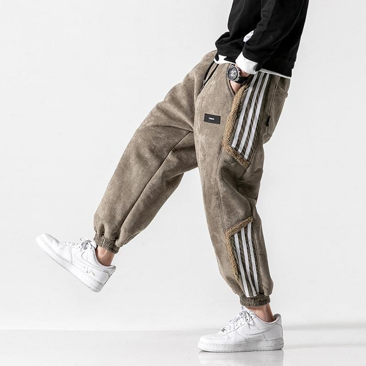 Herren Frühlings Street Joggerhose Mit Panel-Details