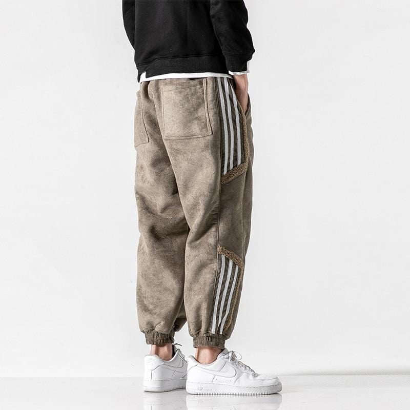 Herren Frühlings Street Joggerhose Mit Panel-Details