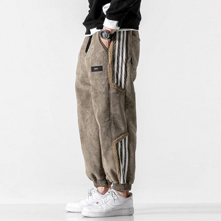 Herren Frühlings Street Joggerhose Mit Panel-Details