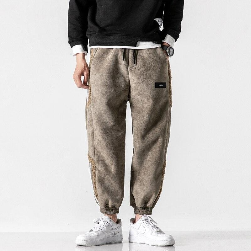 Herren Frühlings Street Joggerhose Mit Panel-Details