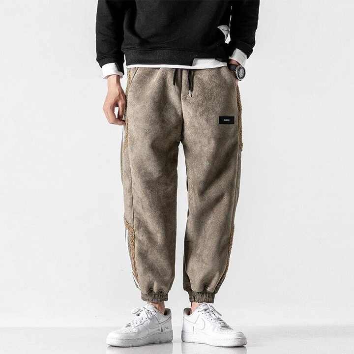 Herren Frühlings Street Joggerhose Mit Panel-Details