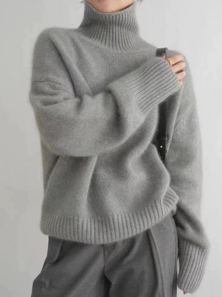 Rollkragenpullover Damen