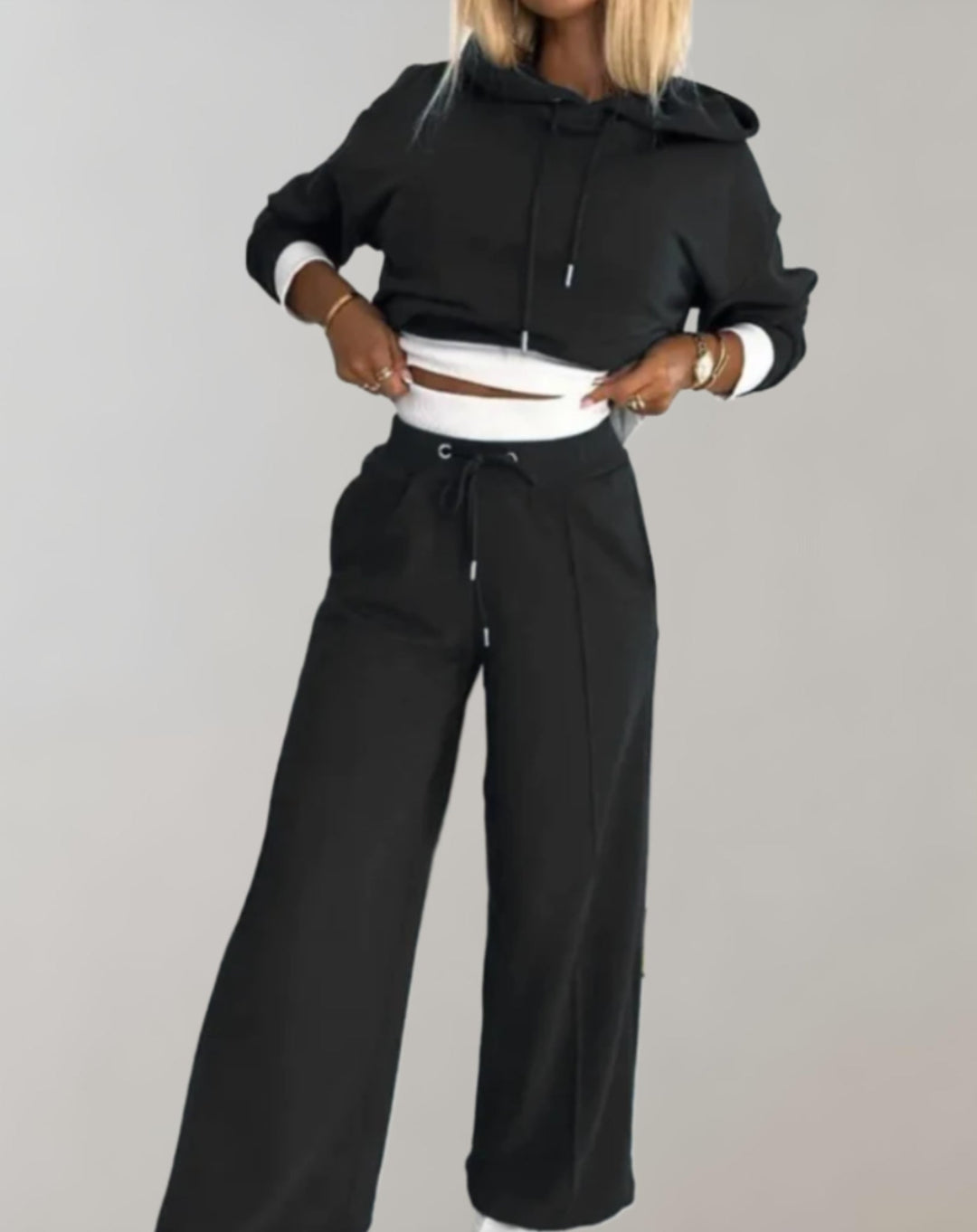 Freizeit Hoodie & Jogginganzug Set für Damen