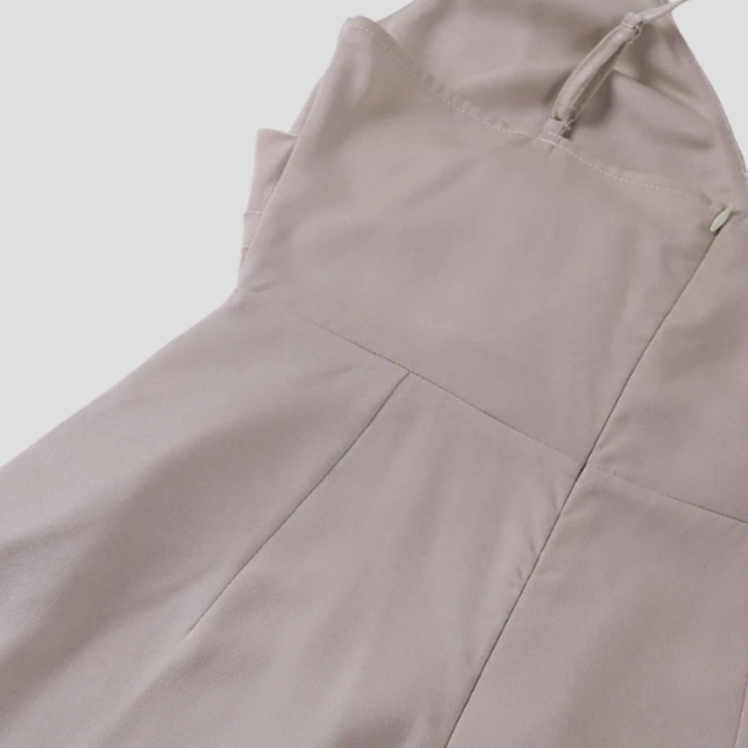 Damen Maxi Kleid mit Schlitz für Hochzeitsgäste