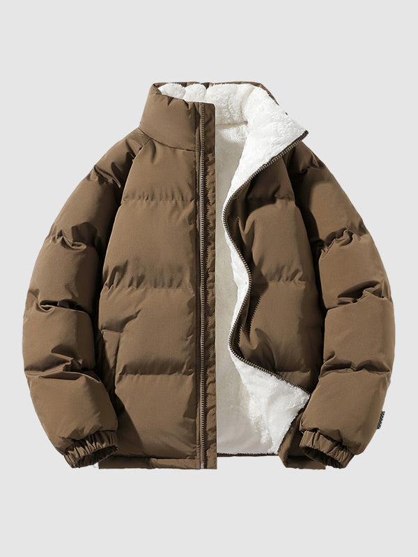 Herren Gefütterte Pufferjacke mit Warm & Leicht | Zeitlos