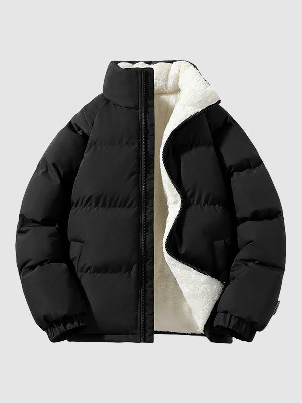 Herren Gefütterte Pufferjacke mit Warm & Leicht | Zeitlos