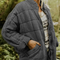 Damen Übergangsjacke Warm Bequem Leicht für Frühling