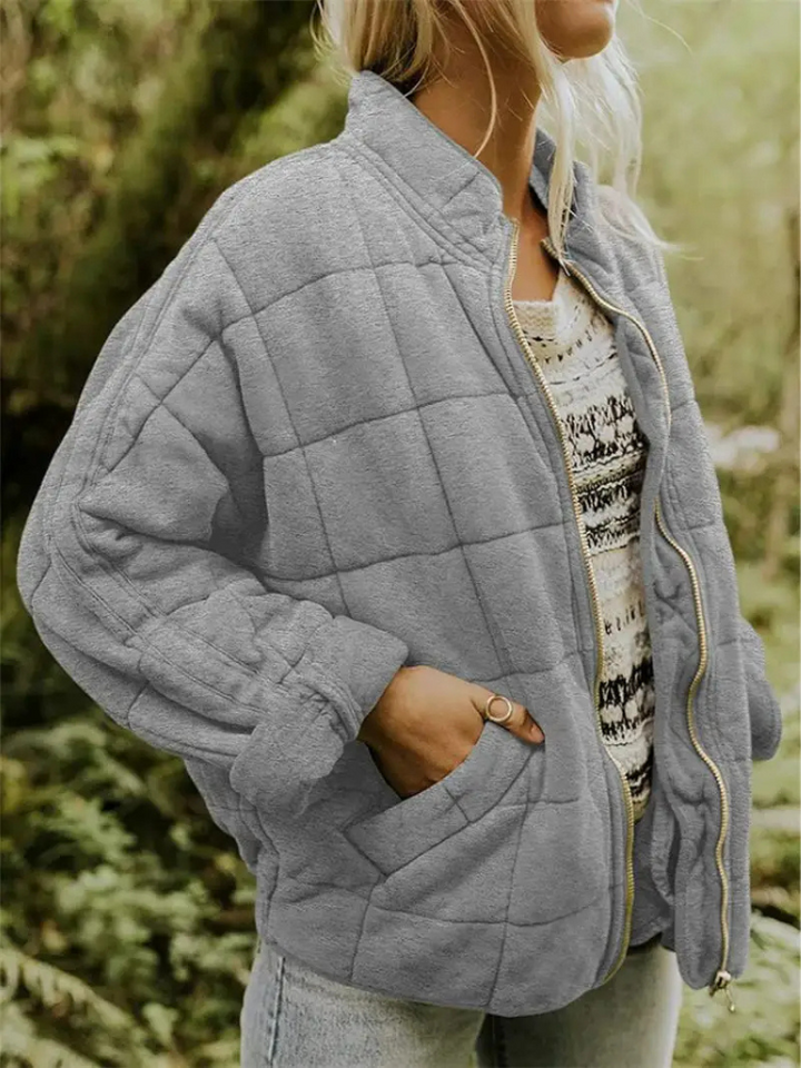 Damen Übergangsjacke Warm Bequem Leicht für Frühling