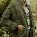 Damen Übergangsjacke Warm Bequem Leicht für Frühling