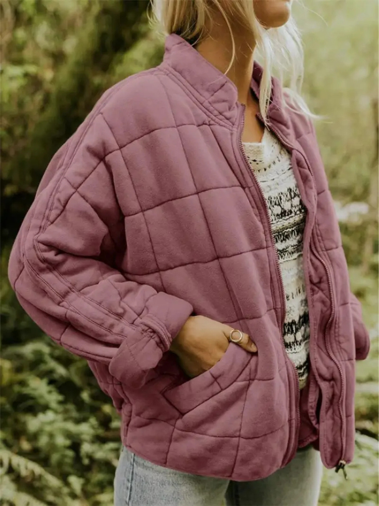 Damen Übergangsjacke Warm Bequem Leicht für Frühling