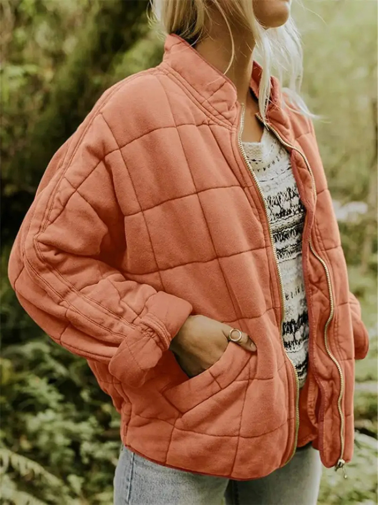 Damen Übergangsjacke Warm Bequem Leicht für Frühling