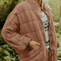 Damen Übergangsjacke Warm Bequem Leicht für Frühling