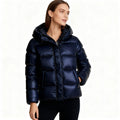 Damen Steppjacke mit Kapuze & Taschen
