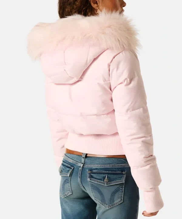 Damen Gesteppt Winterjacke mit Warm & Abnehmbarer Kapuze | Zeitlos
