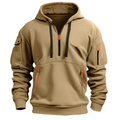 Herren Freizeit Hoodie mit Reißverschluss-Taschen