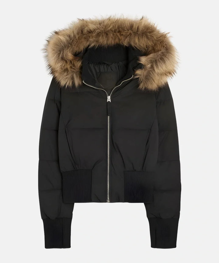 Damen Gesteppt Winterjacke mit Warm & Abnehmbarer Kapuze | Zeitlos