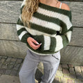 Gestreifter Strick