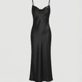 Elegantes Satin-Kleid Damen