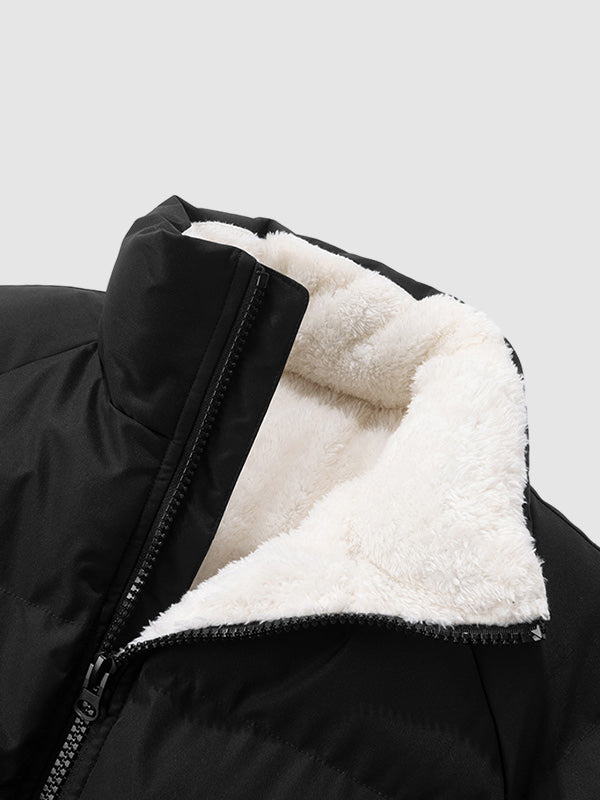 Herren Gefütterte Pufferjacke mit Warm & Leicht | Zeitlos