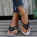 Elegante Orthopädische Zehensandalen mit Schmuckdetails