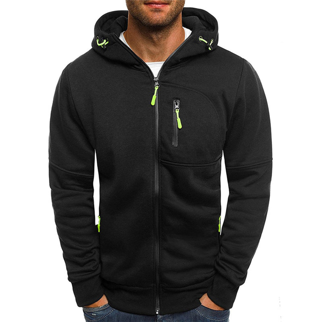 Lässiger Herren-Hoodie mit Reißverschluss