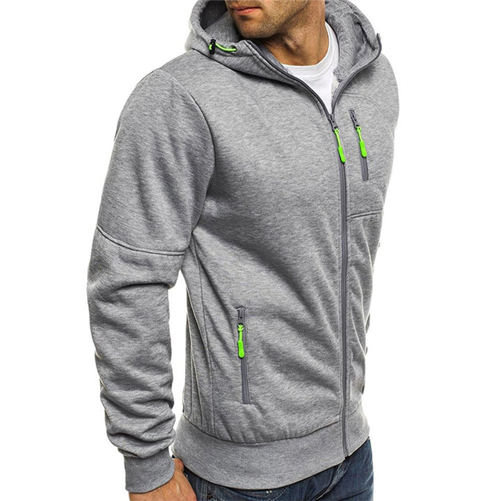 Lässiger Herren-Hoodie mit Reißverschluss