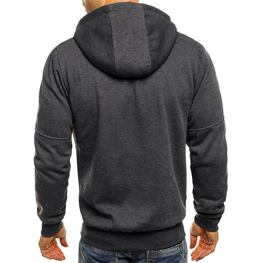 Lässiger Herren-Hoodie mit Reißverschluss
