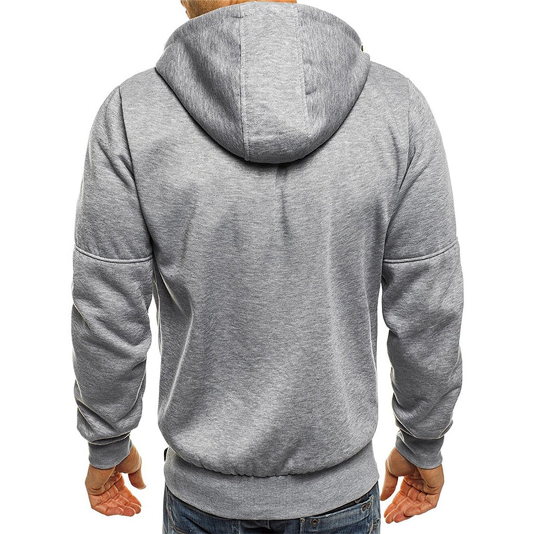 Lässiger Herren-Hoodie mit Reißverschluss