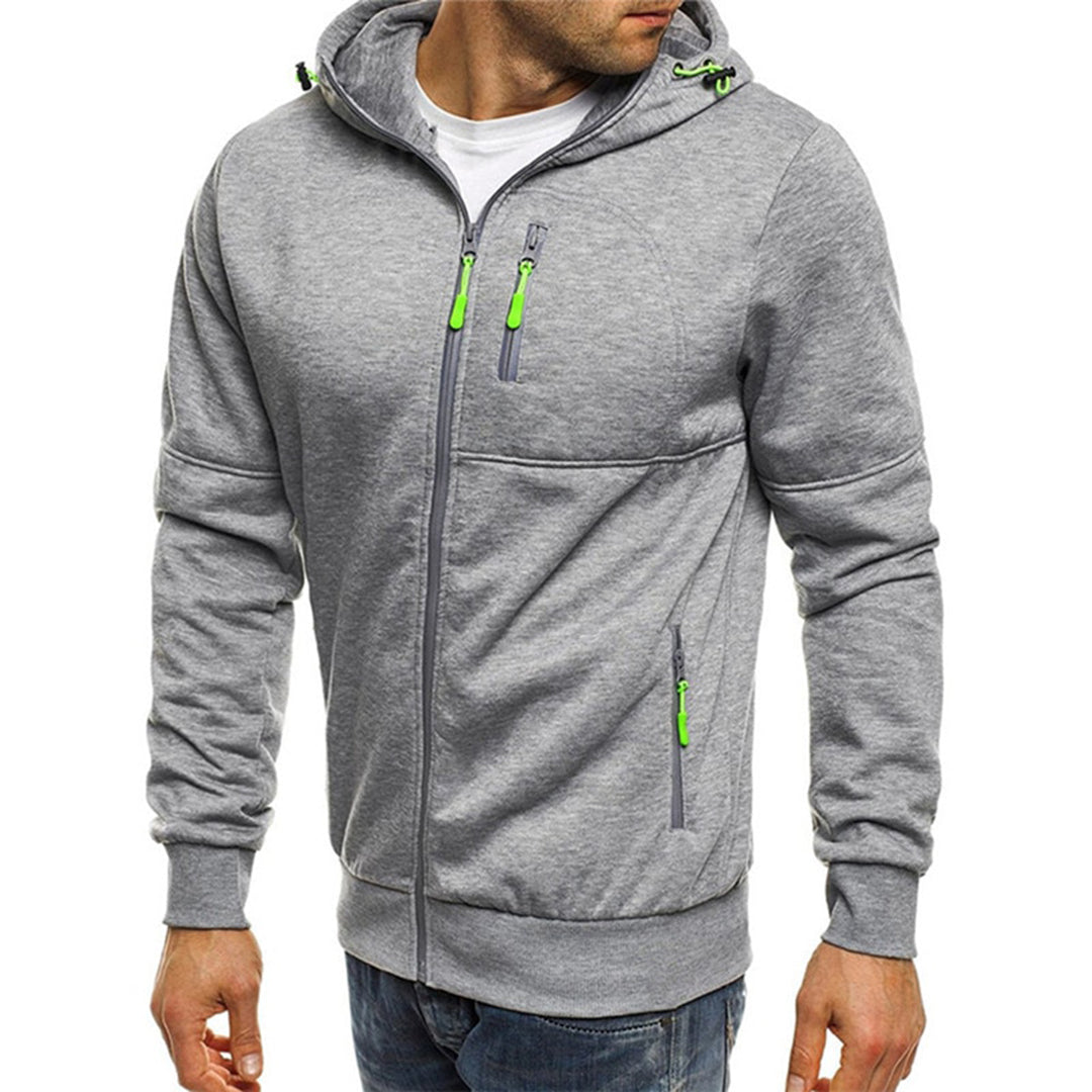 Lässiger Herren-Hoodie mit Reißverschluss