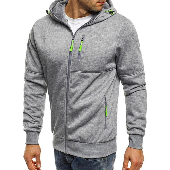 Lässiger Herren-Hoodie mit Reißverschluss