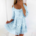 Kleid mit kalten Ärmeln